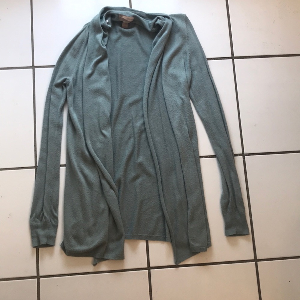 Seafoam blue cardigan